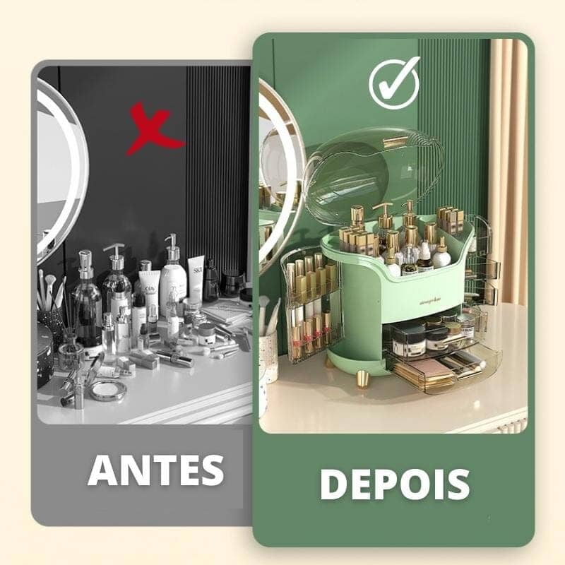 Organizador de Maquiagem Acrílico com Gavetas - Zanatta
