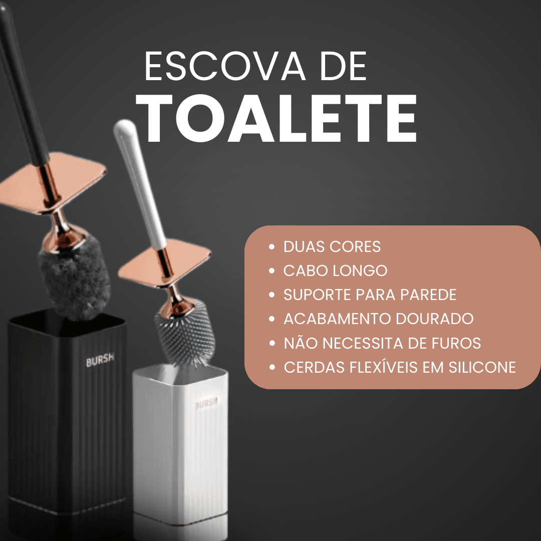 Escova Sanitária Silicone Luxo