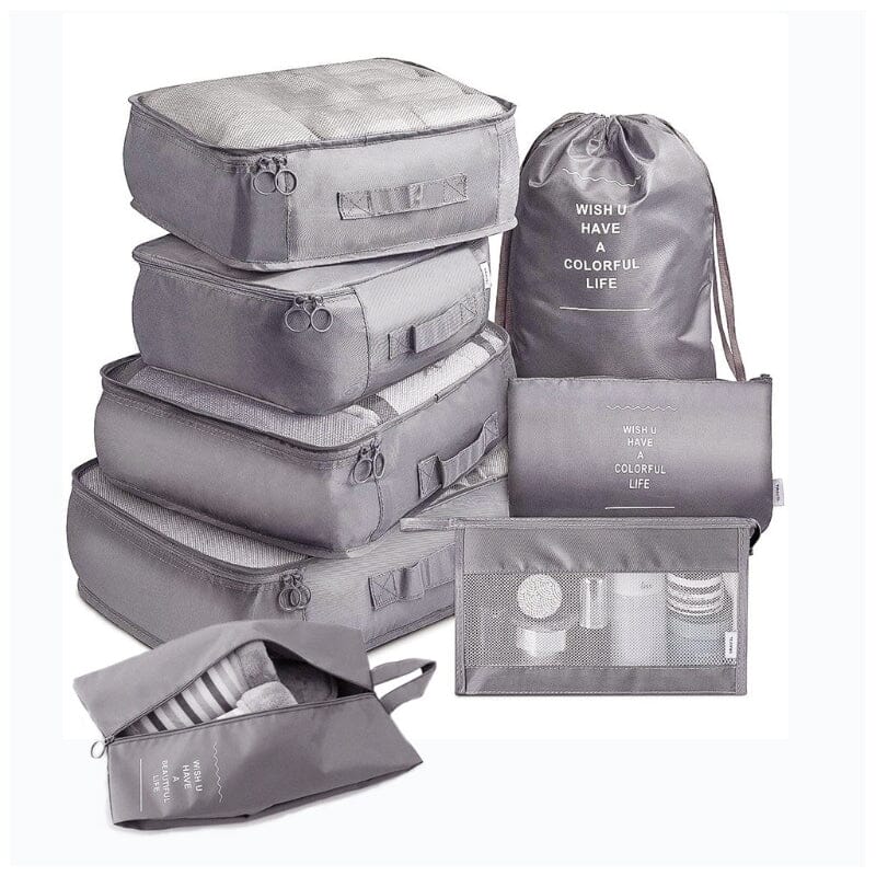 Kit de Bolsa Organizadora de Mala Para Viagem