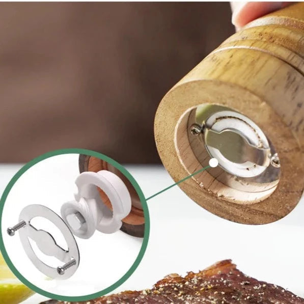 Moedor de Pimenta ou Saleiro de Madeira Maciça - Zanatta