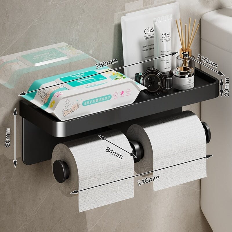 Porta Papel Higiênico em Alumínio