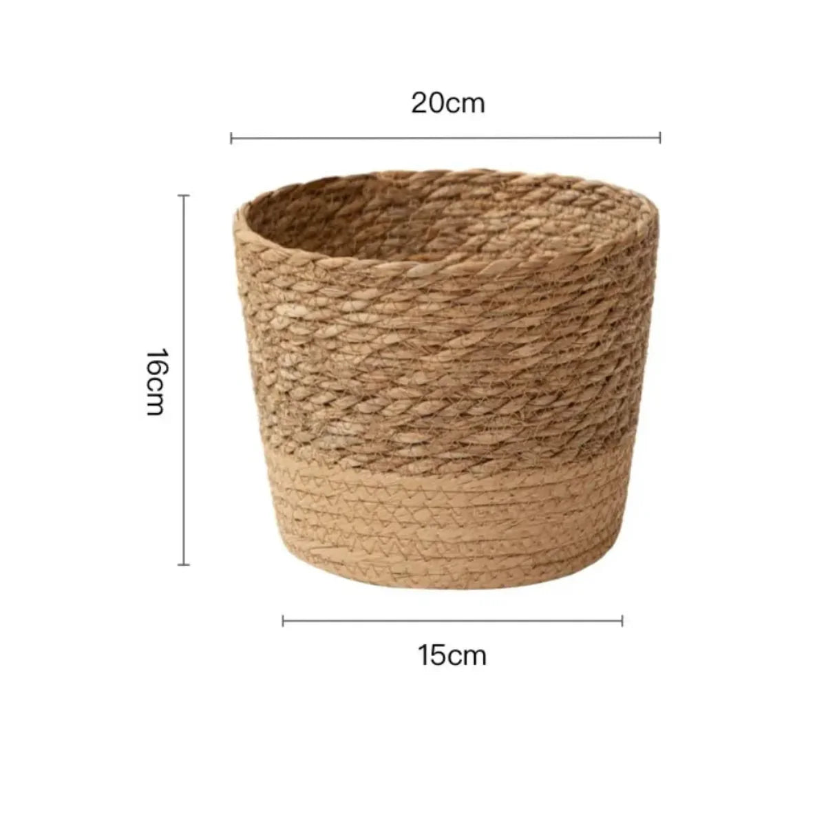 Cachepot de Rattan Natural Artesanal