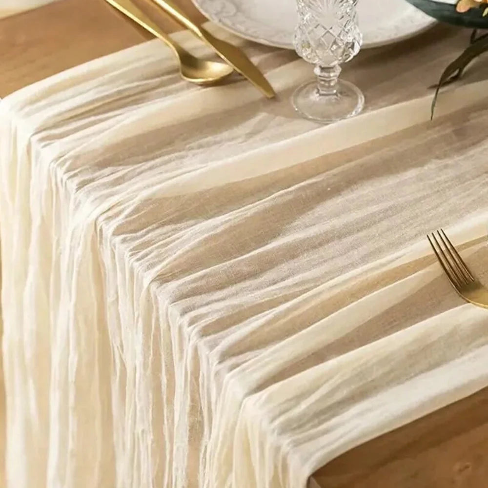 Caminho de Mesa Boho para Decoração