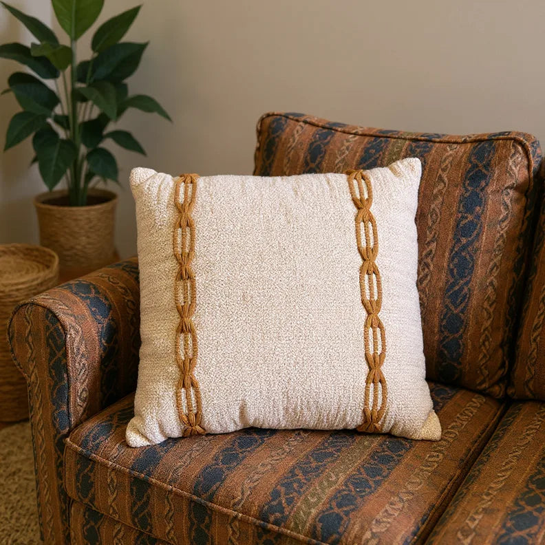 Capa de Almofada Elos Mostarda