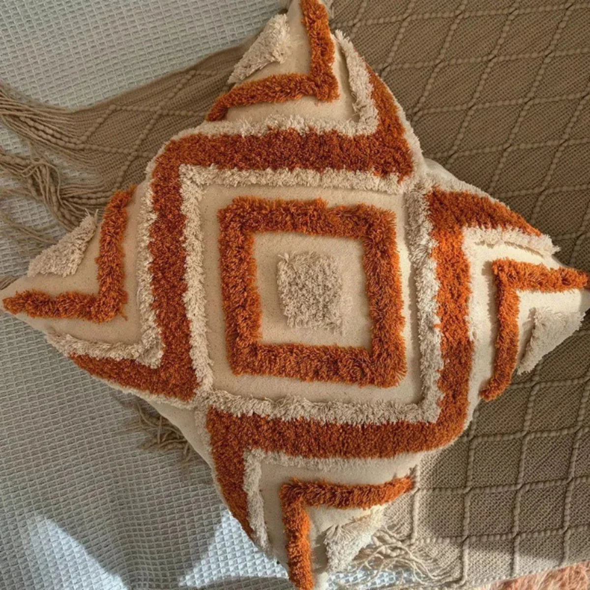 Capas de Almofadas Boho Bordada