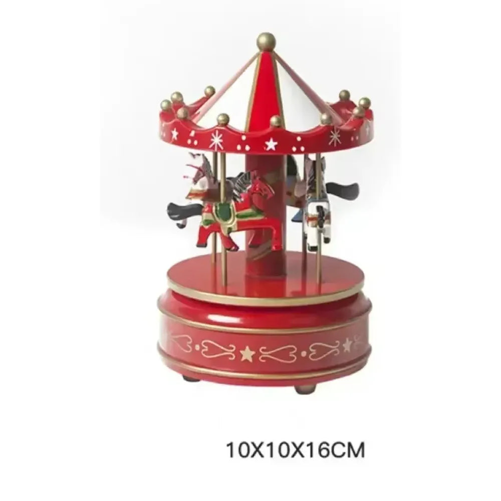 Carrossel de Natal de Enfeite - Decoração Natalina de Mesa