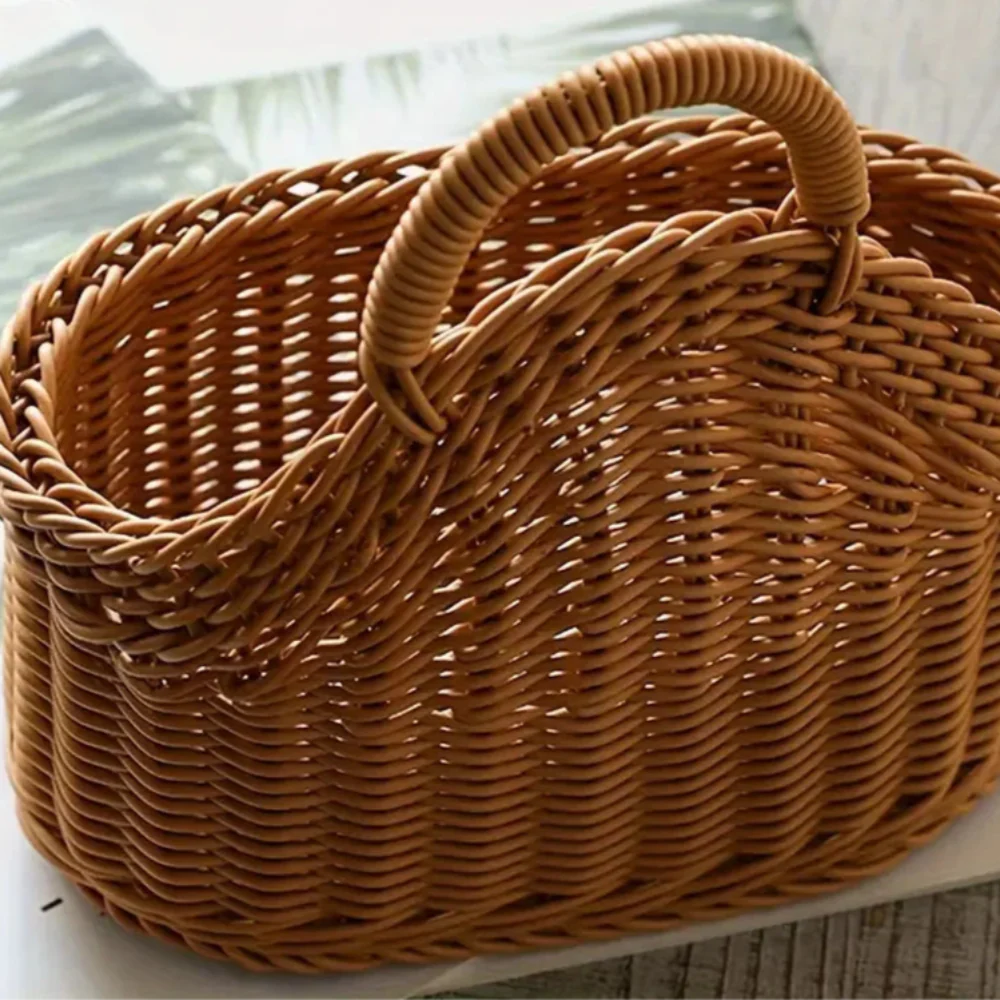 Cesto de Armazenamento Rattan Zanatta