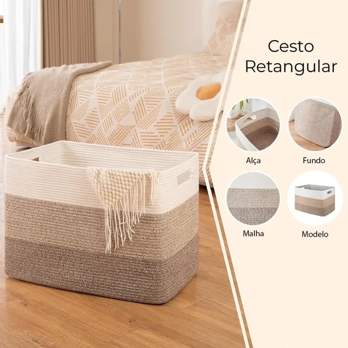 Cesto de Armazenamento Soft