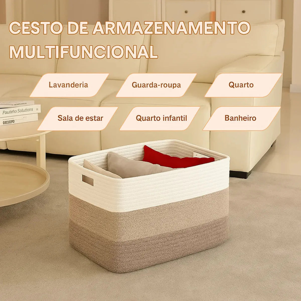 Cesto de Armazenamento Soft