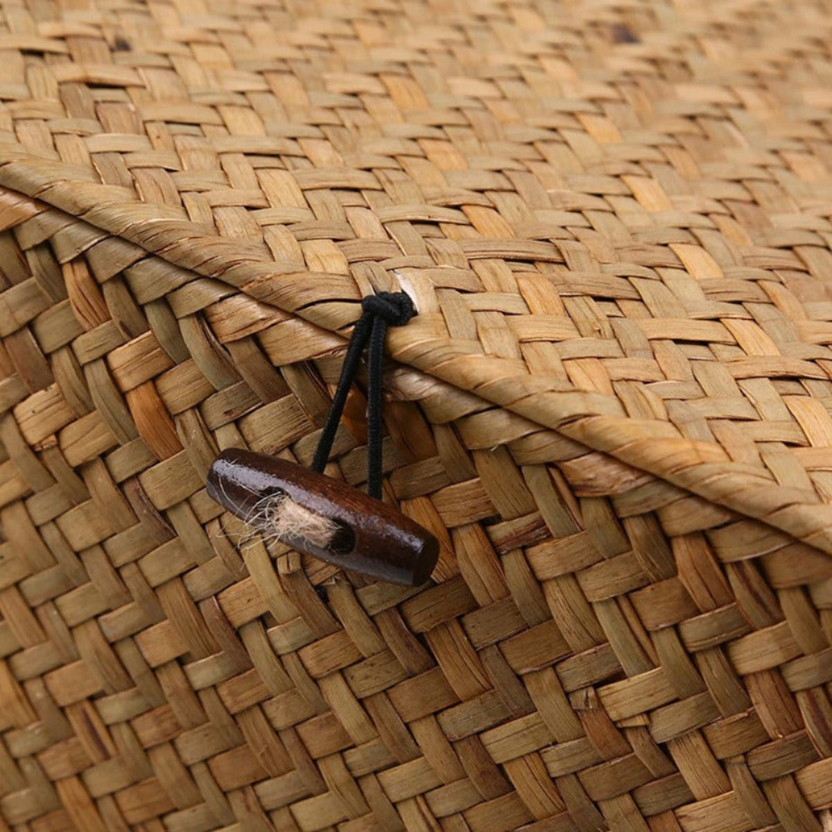 Cesto de Armazenamento Vime Feito à mão