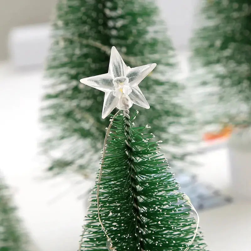 Enfeite de Natal Mini Árvore com LED