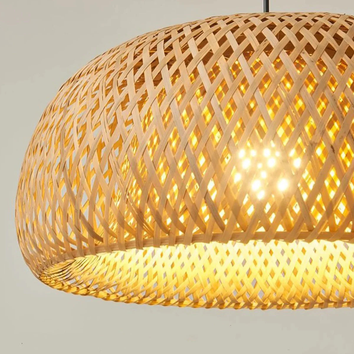 Luminária Pendente de Bambu Encantos