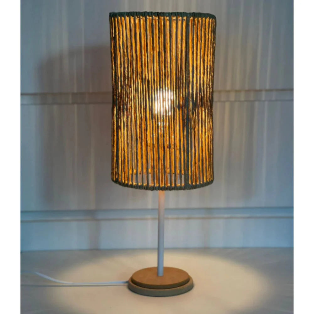 Luminária Abajur de Palha Ayu