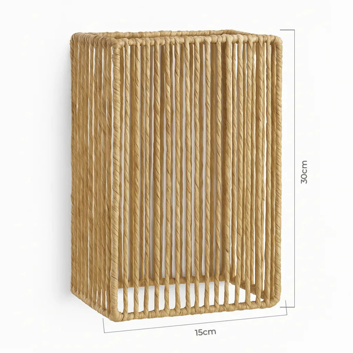 Luminária Arandela de Palha Tanah