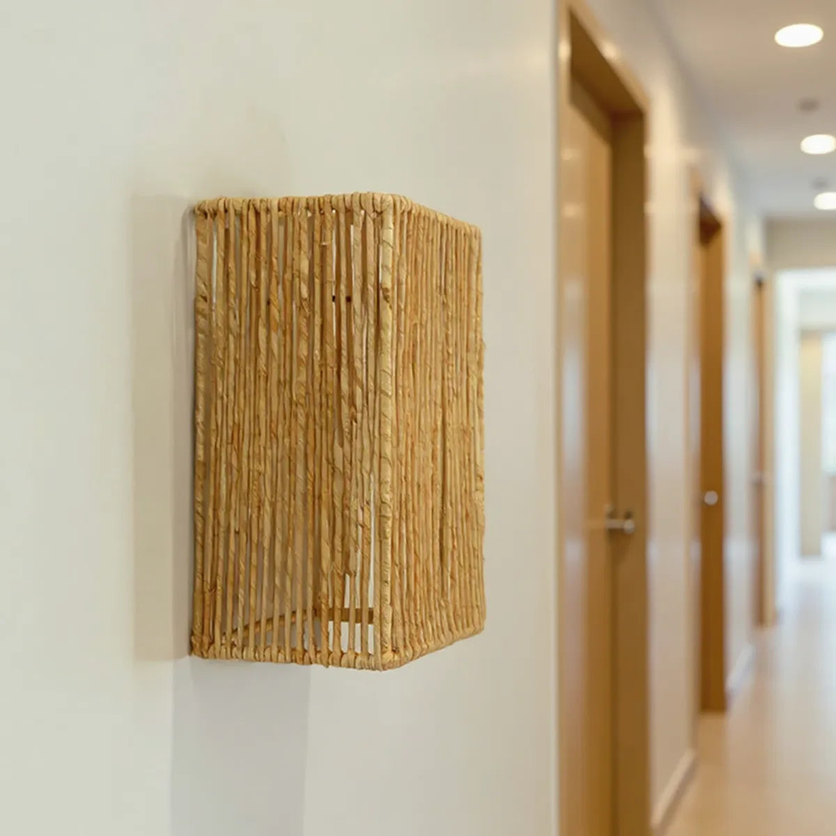 Luminária Arandela de Palha Tanah