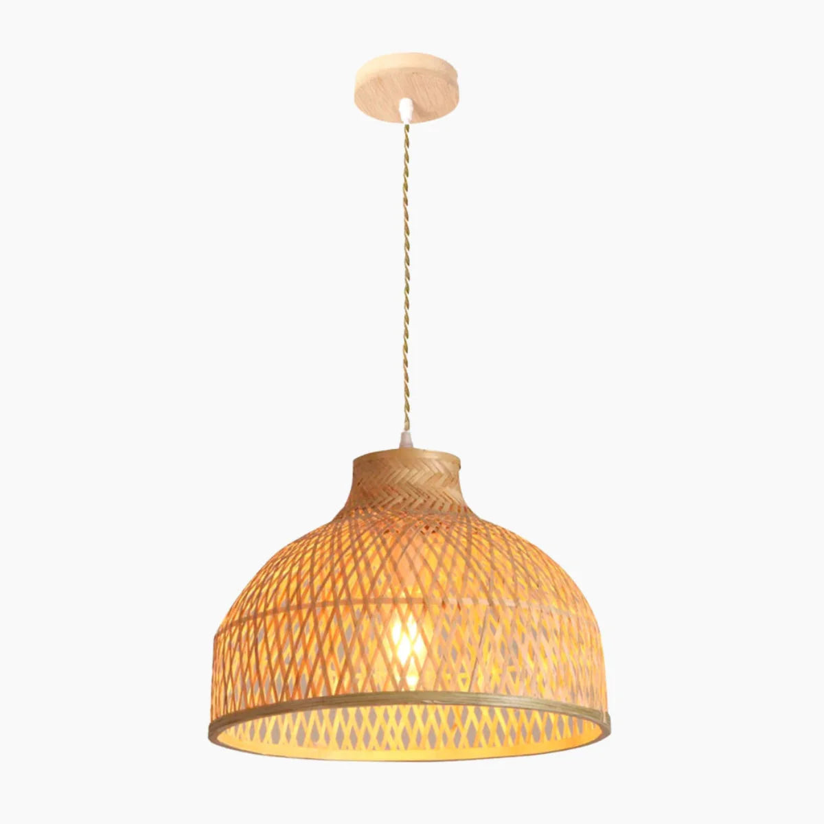 Luminária Pendente de Bambu Kora