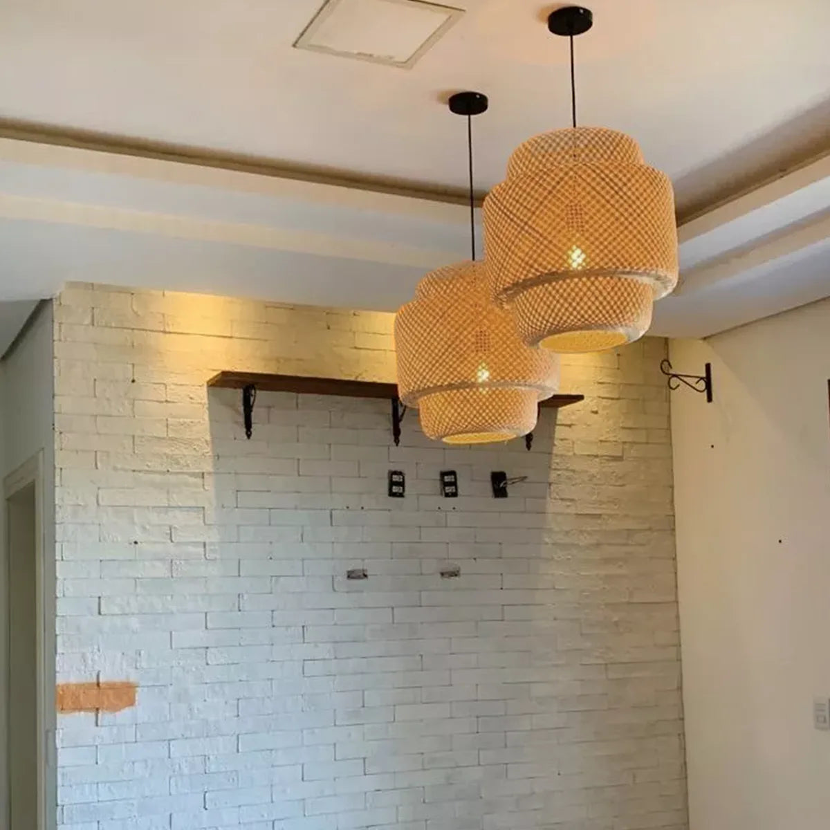 Luminária Pendente de Bambu Nest