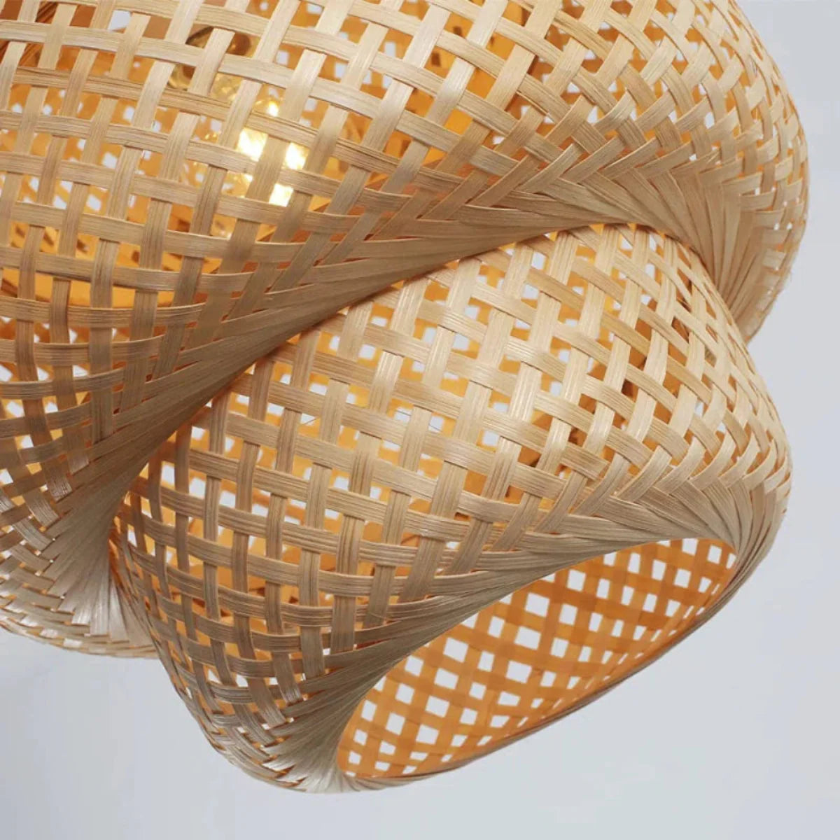 Luminária Pendente de Bambu Nest