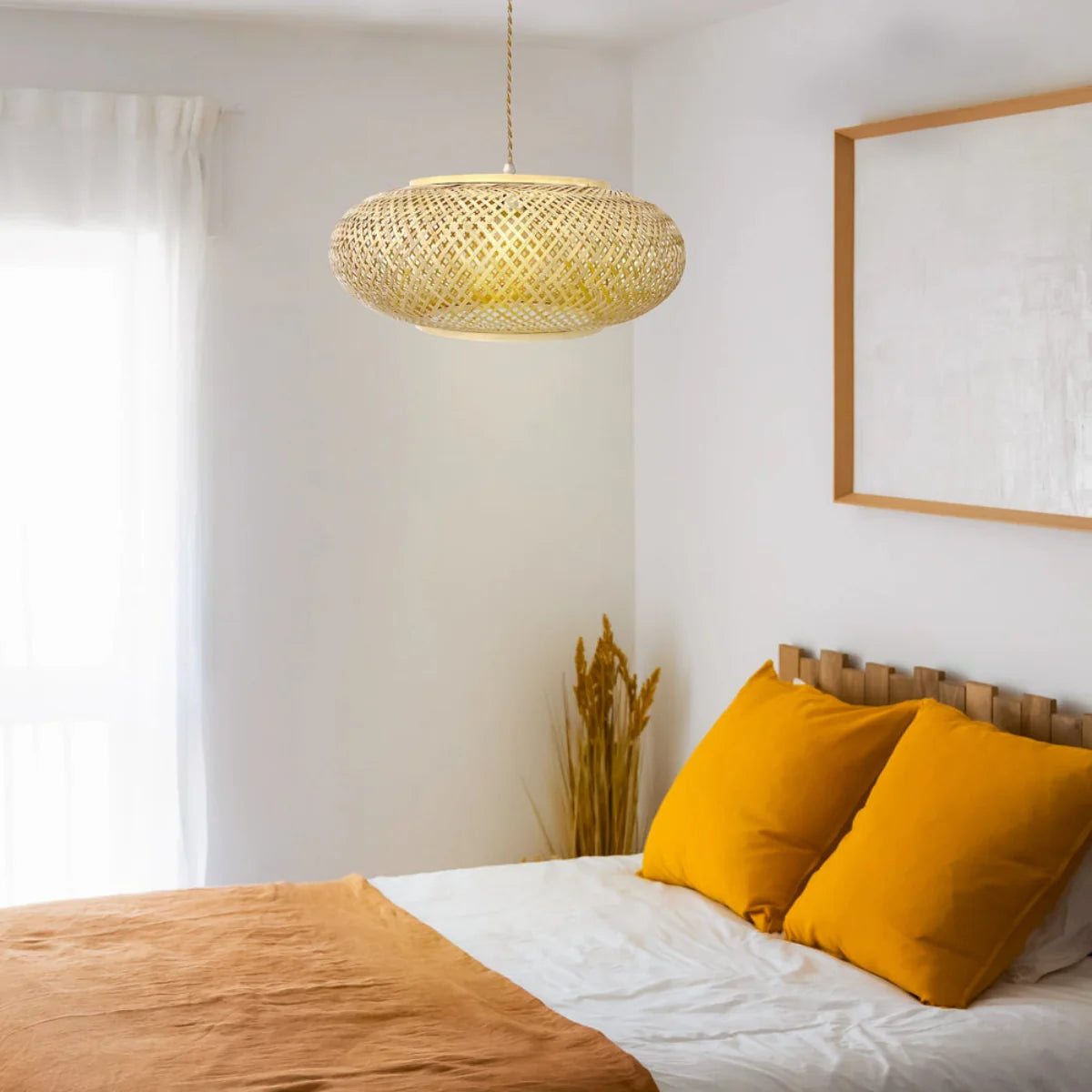 Luminária Pendente de Bambu Tayra