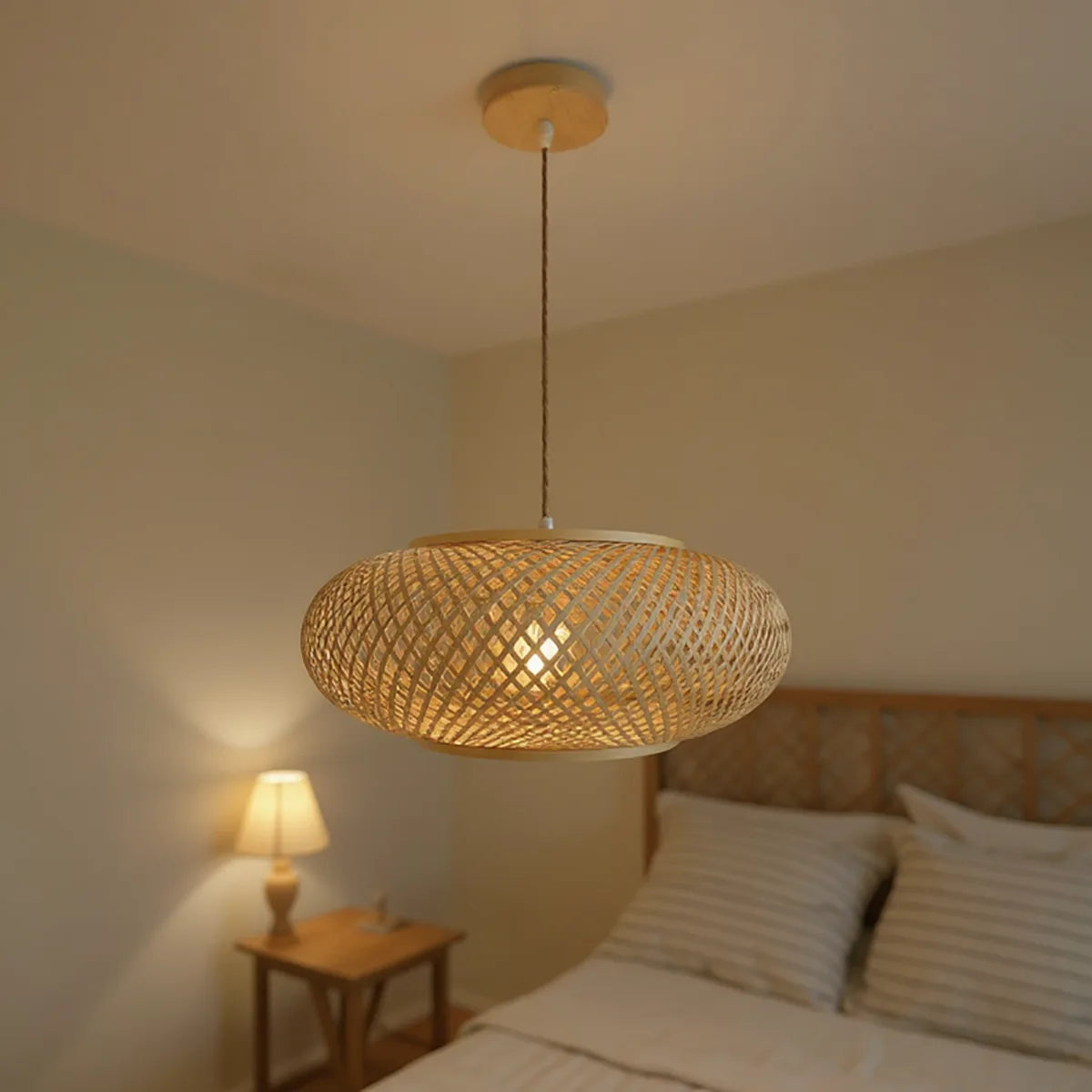 Luminária Pendente de Bambu Tayra