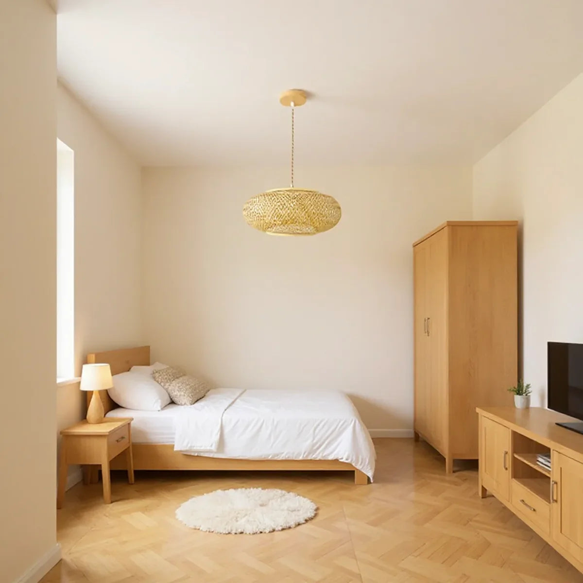 Luminária Pendente de Bambu Tayra