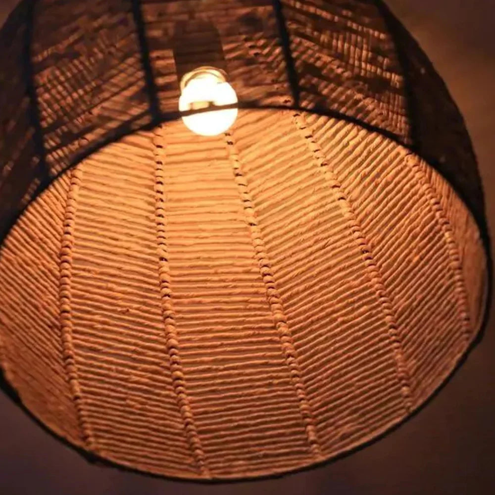 Luminária Pendente de Palha Anauê