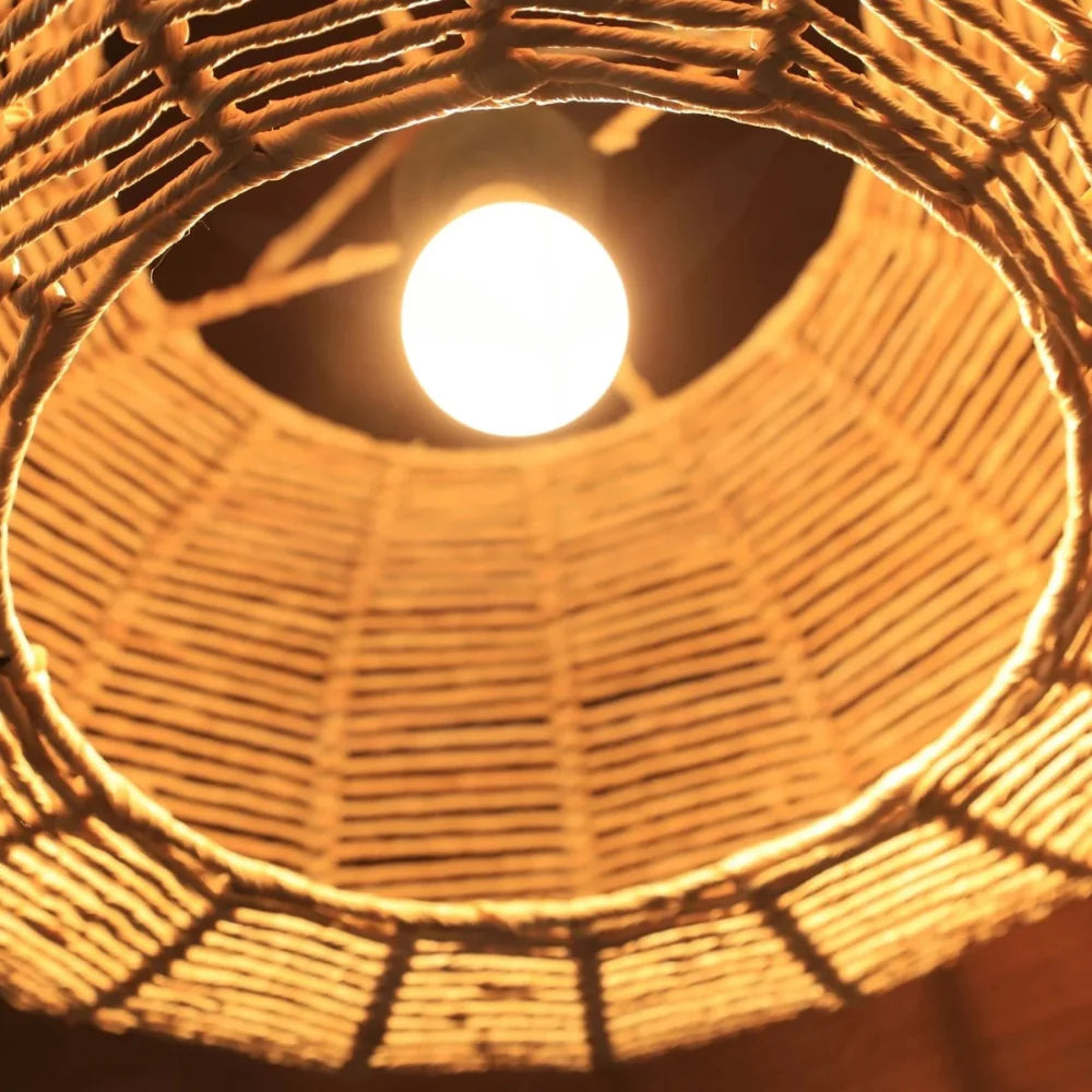 Luminária Pendente de Palha Aruana