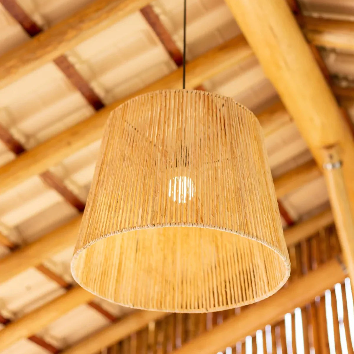 Luminária Pendente de Palha Ayni