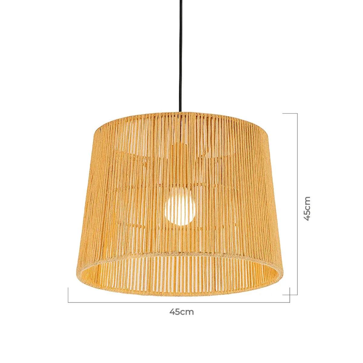 Luminária Pendente de Palha Ayni