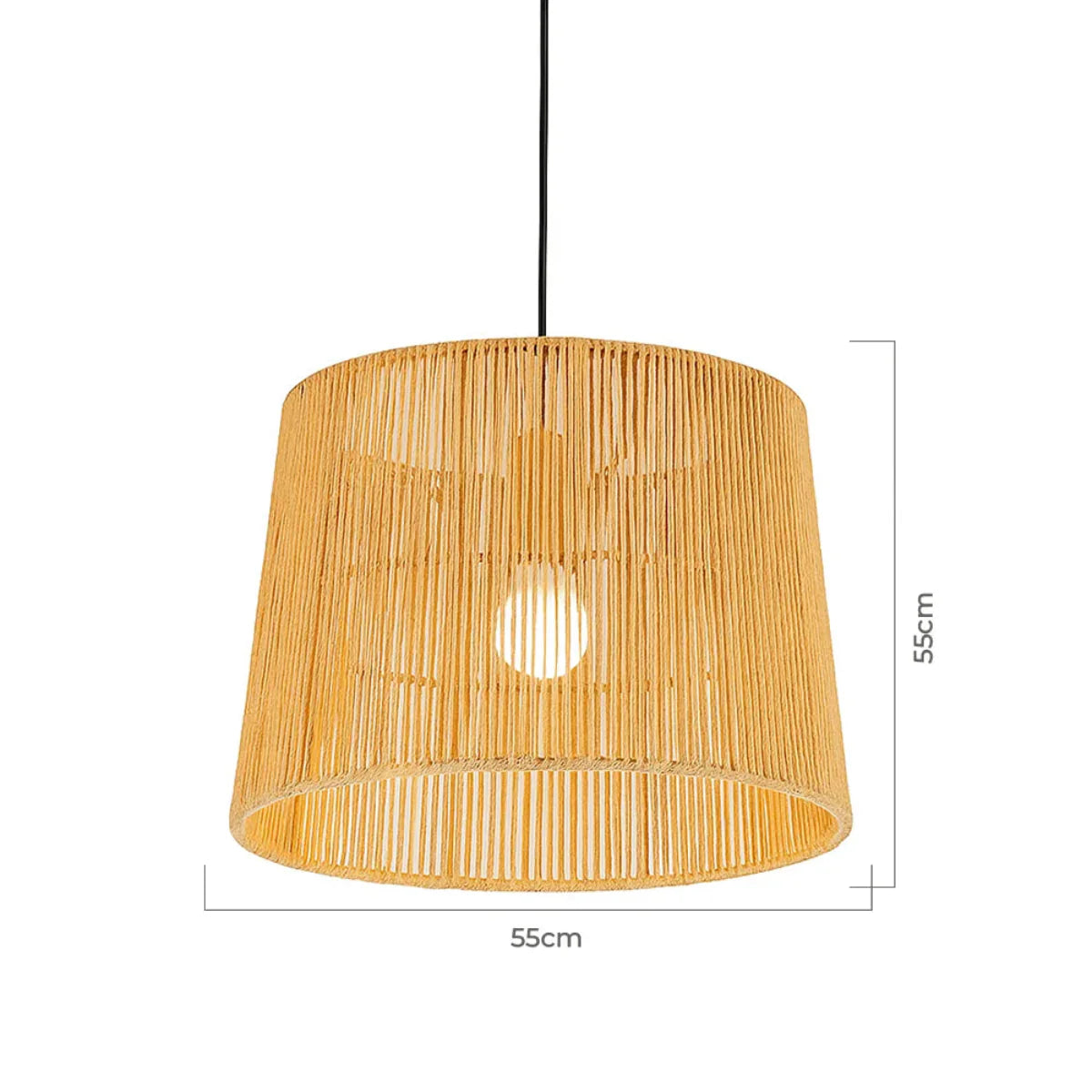 Luminária Pendente de Palha Ayni