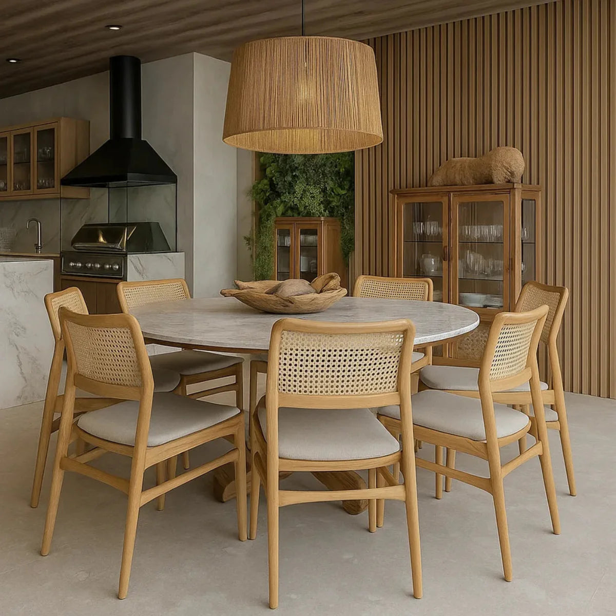 Luminária Pendente de Palha Ayni