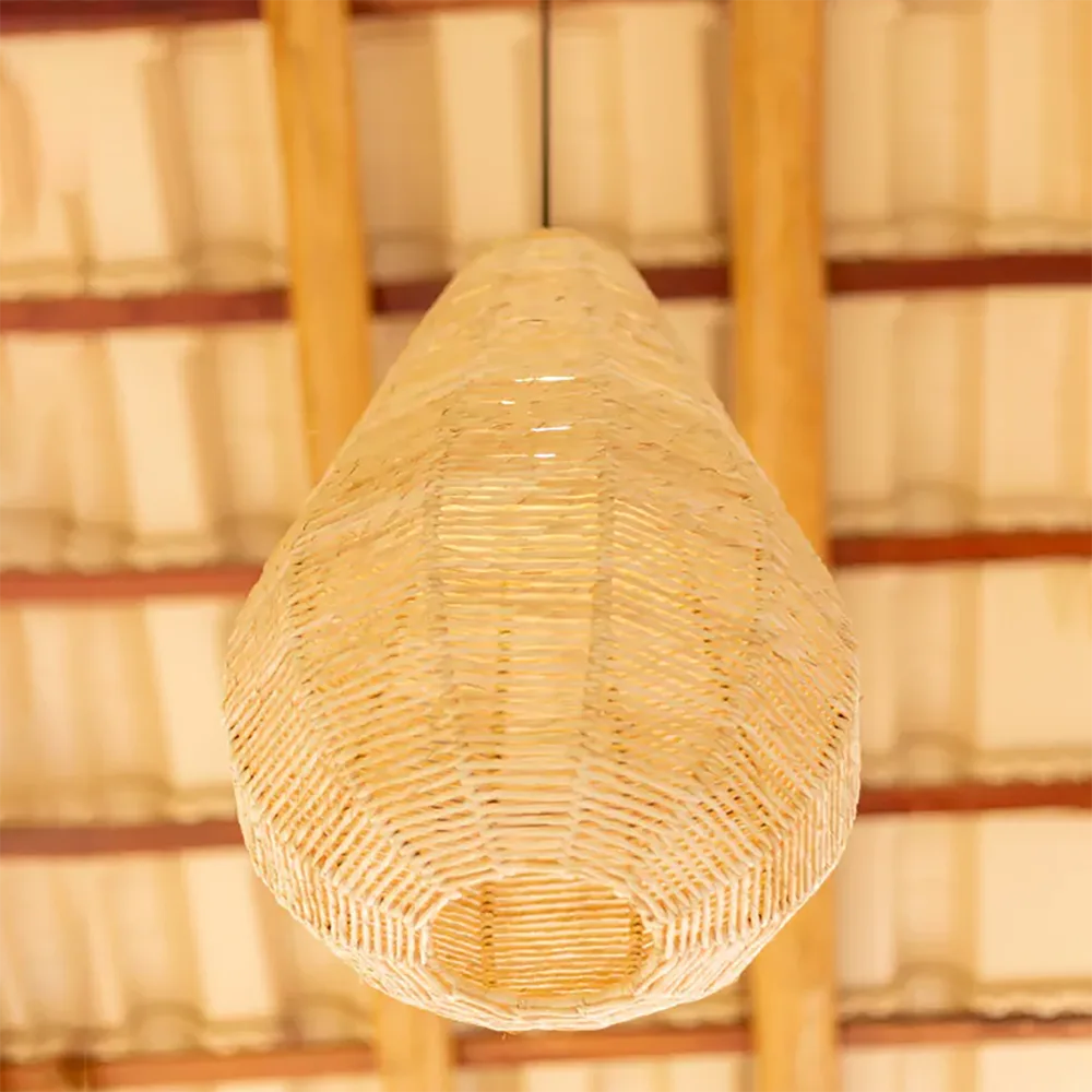 Luminária Pendente de Palha Huaca