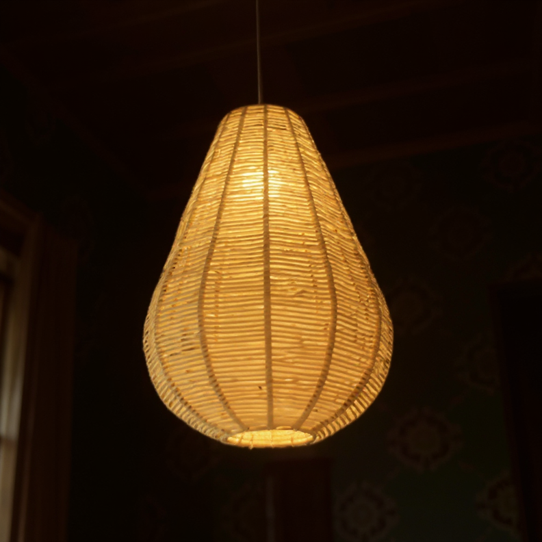 Luminária Pendente de Palha Huaca