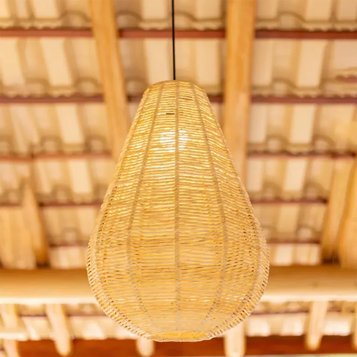 Luminária Pendente de Palha Huaca