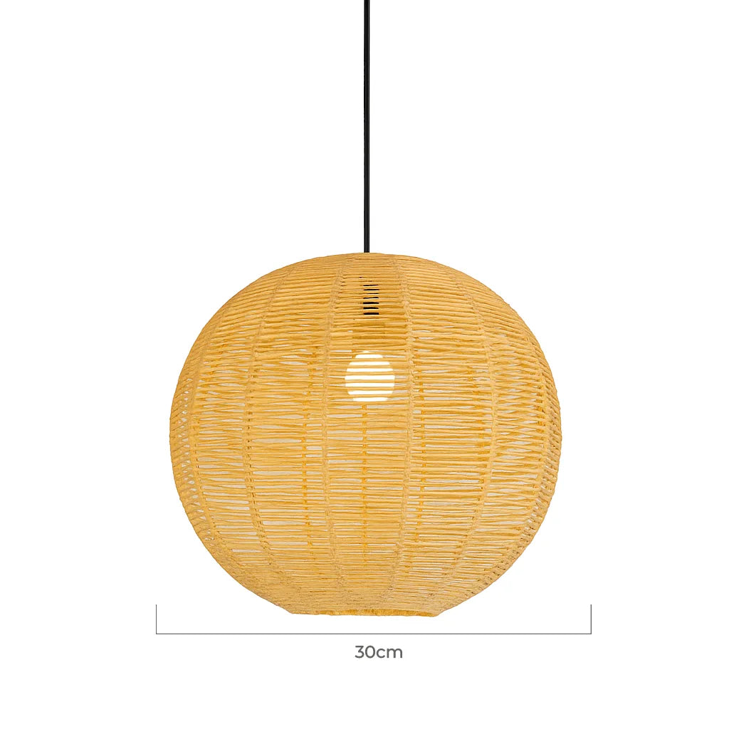Luminária Pendente de Palha Nawi