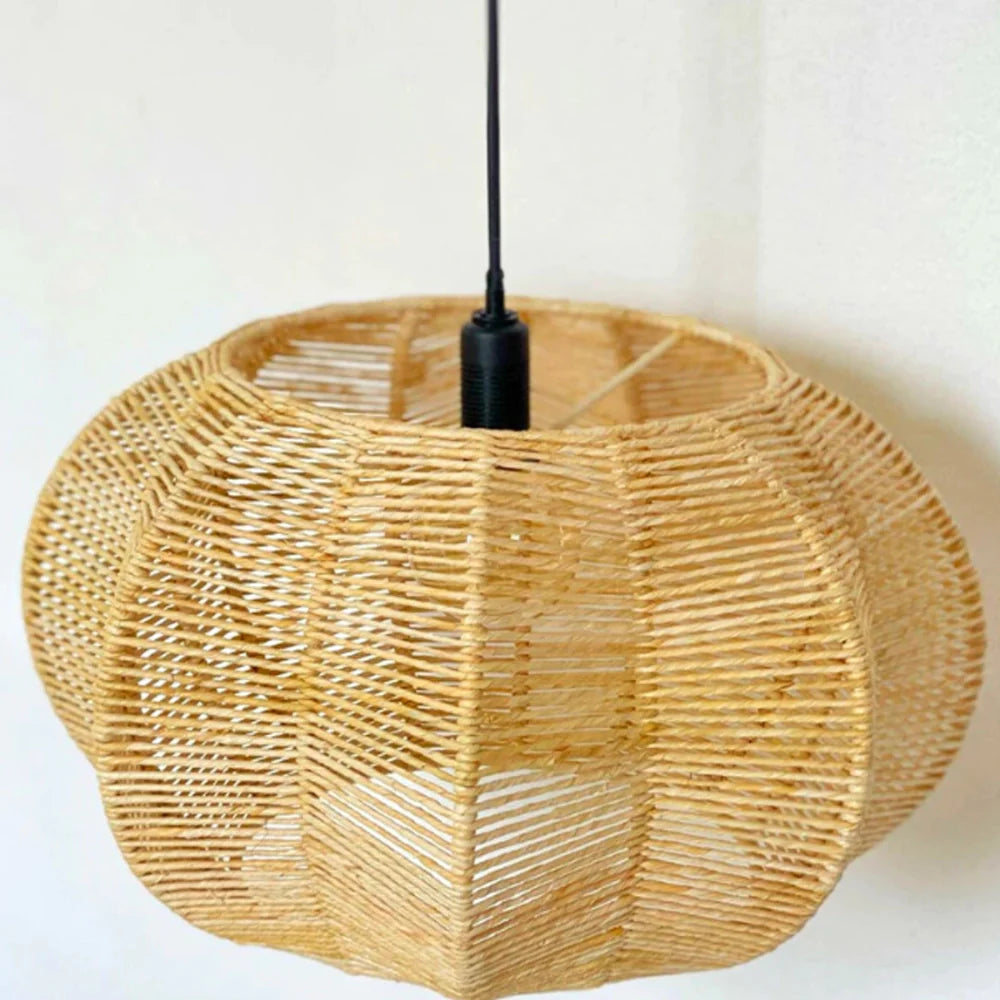 Luminária Pendente de Palha Templo do Sol