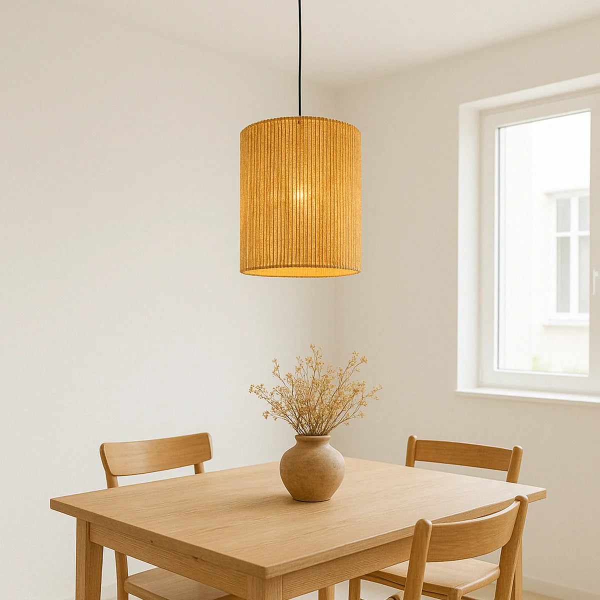 Luminária Pendente de Palha Wasi