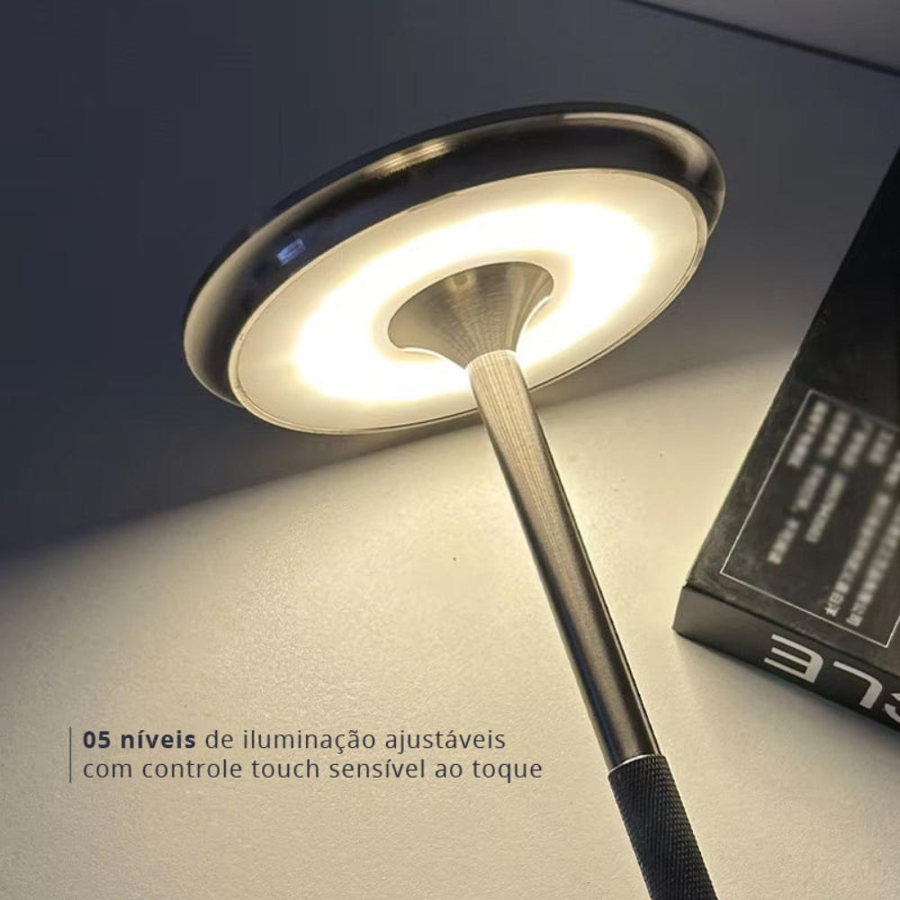 Luminária de Mesa LED Sem Fio Metal Light Copenhagen