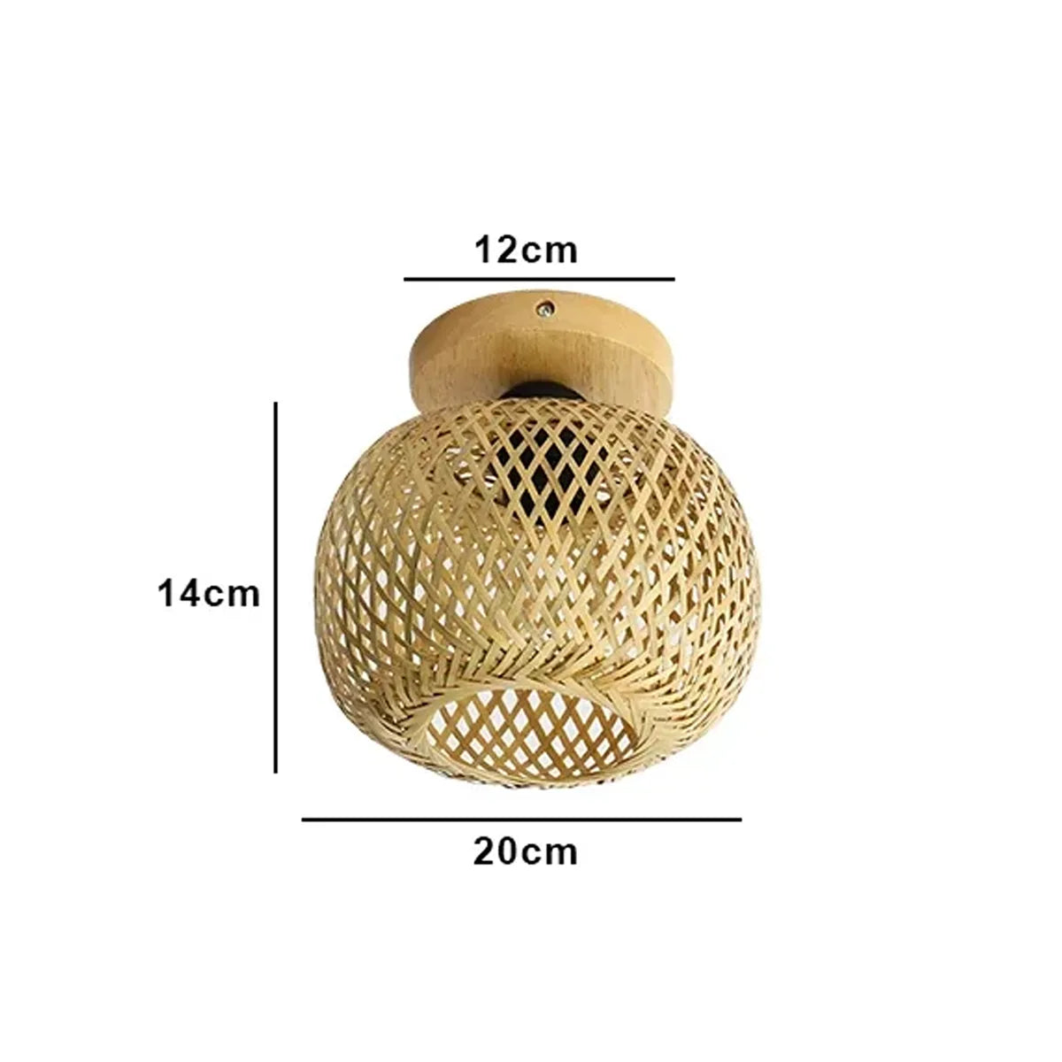 Luminária de Teto de Bambu Yana