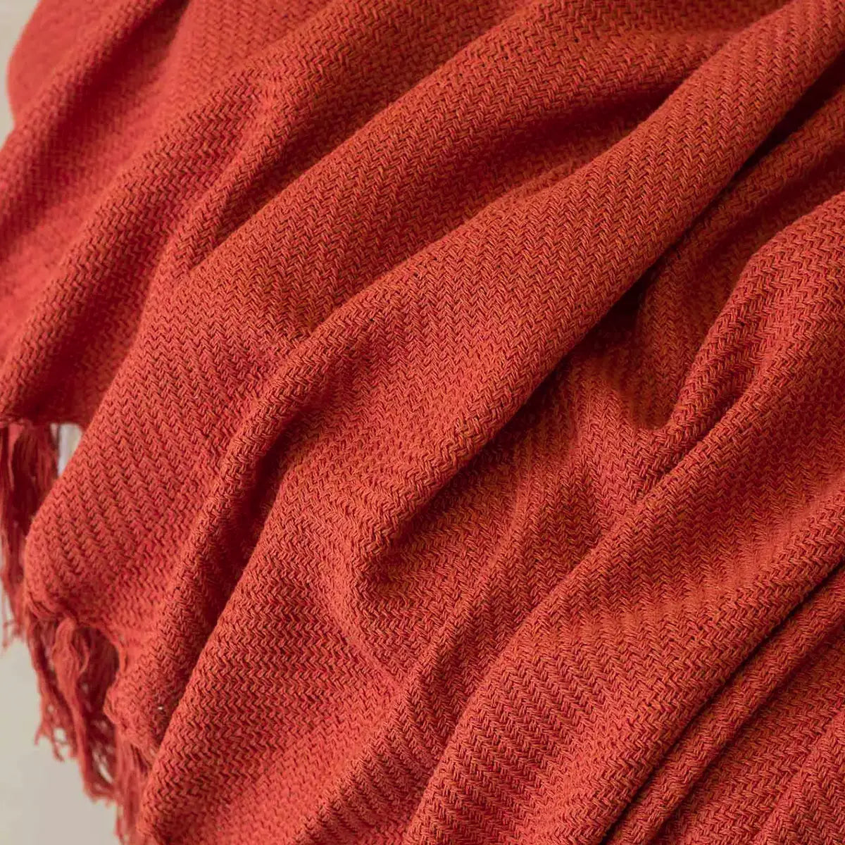 Manta para Sofá Artesanal Algodão Duna