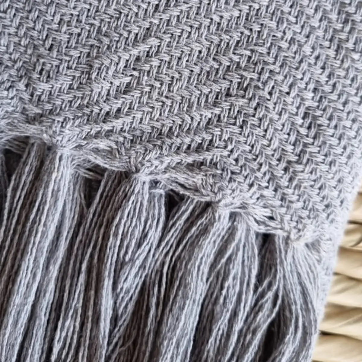 Manta para Sofá Artesanal Algodão Duna