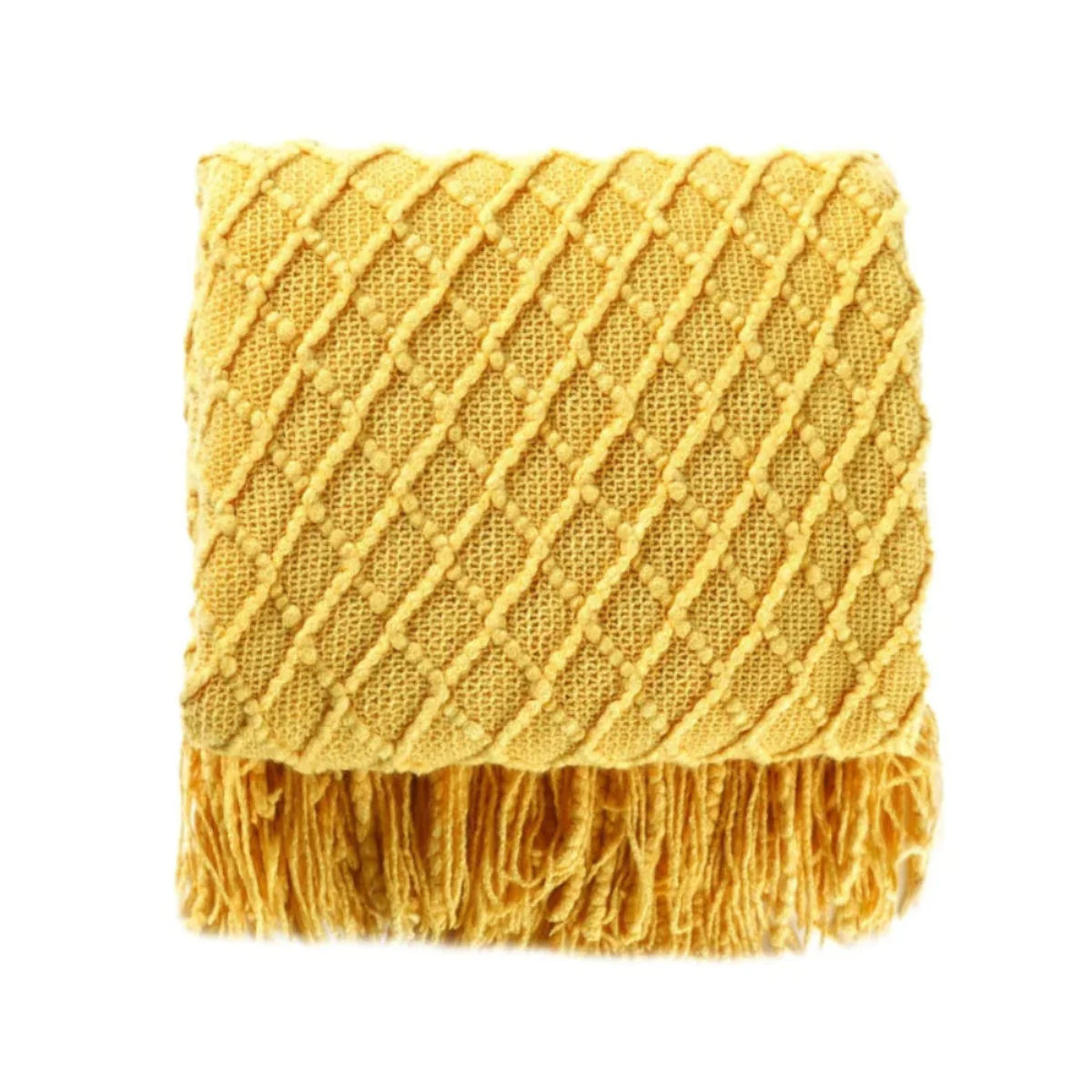 Manta para Sofá de tricô estilo Boho classic