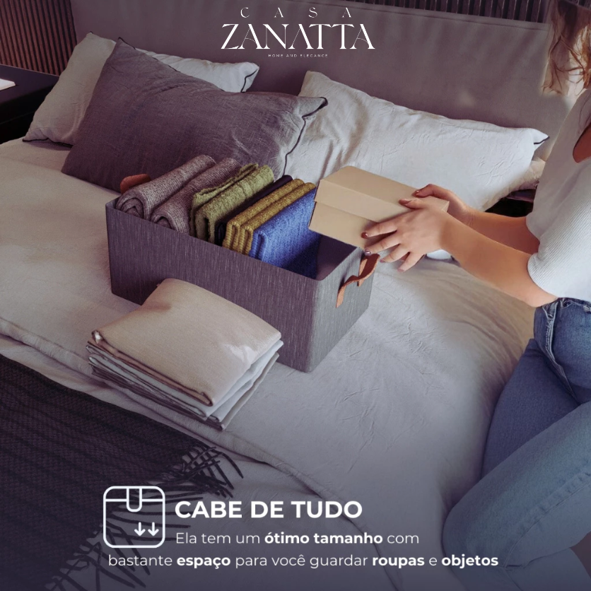 Caixa Organizadora Premium de Guarda Roupa - Zanatta