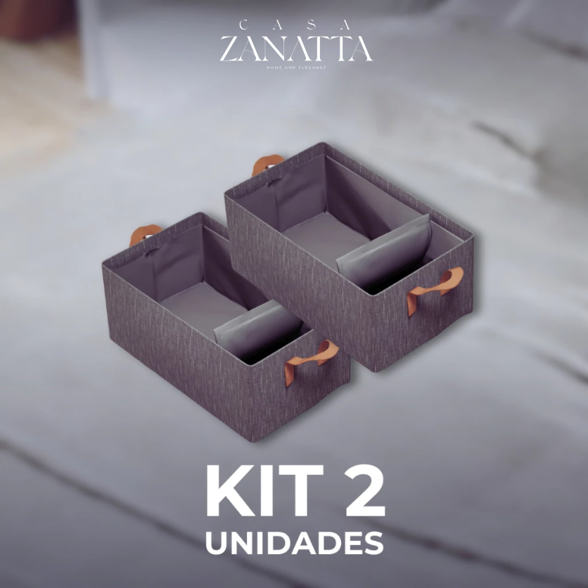 Caixa Organizadora Premium de Guarda Roupa - Zanatta