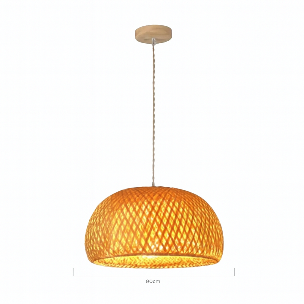 Luminária Pendente de Bambu Encantos