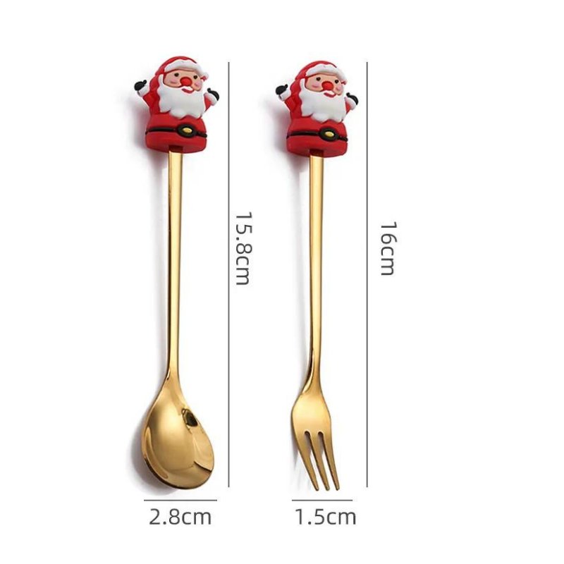 Conjunto de Talheres Decorativos Natal