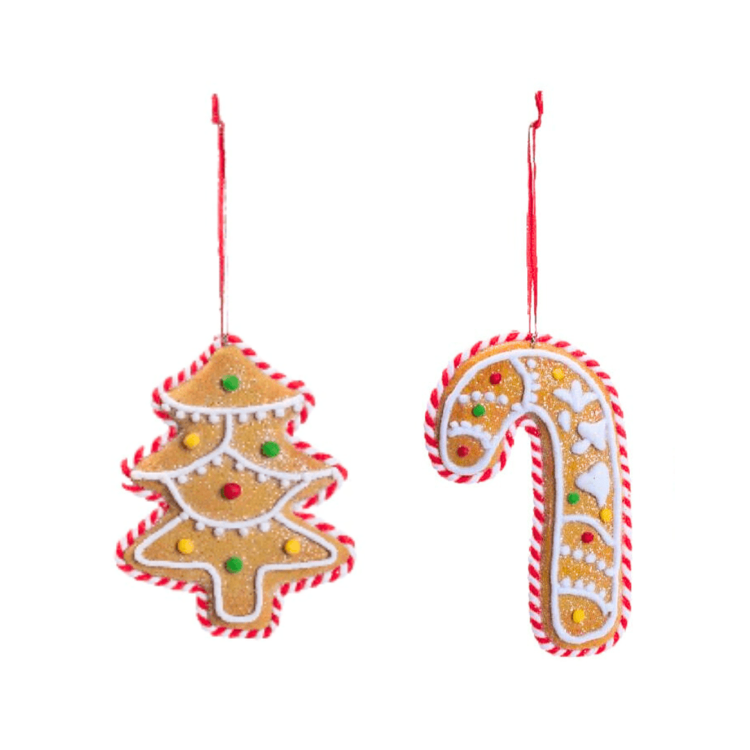 Biscoitos de Natal Enfeite Pendente para Árvore 8pcs