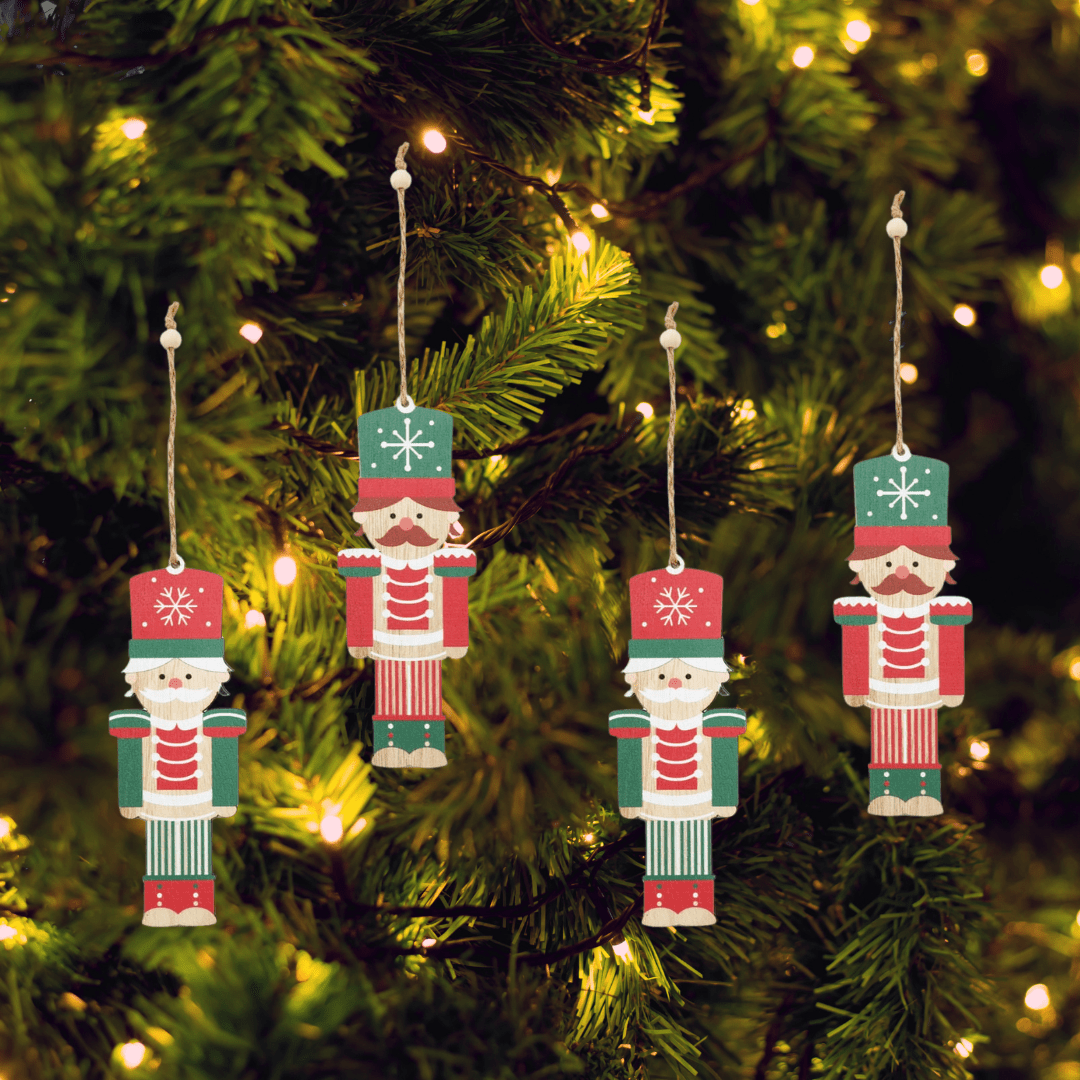 Enfeite de Natal Soldado Chumbo 12pcs