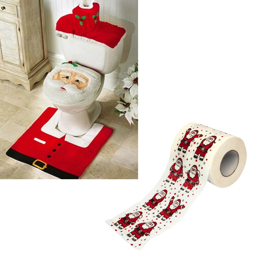 Papel Higiênico Decorado Papai Noel