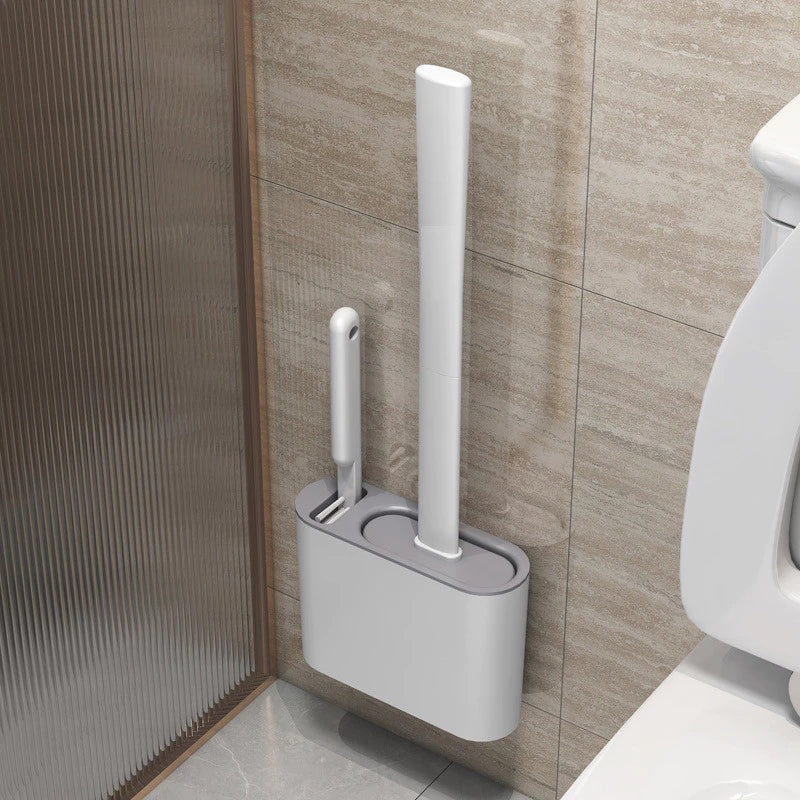 2 em 1 Escova de Silicone para Vaso Sanitário - Zanatta